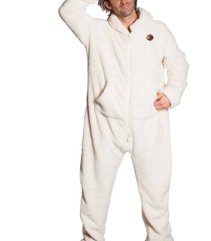 Knuffle Fleece Grenouillère / Onesie - couleur Blanc - taille XS image number 0