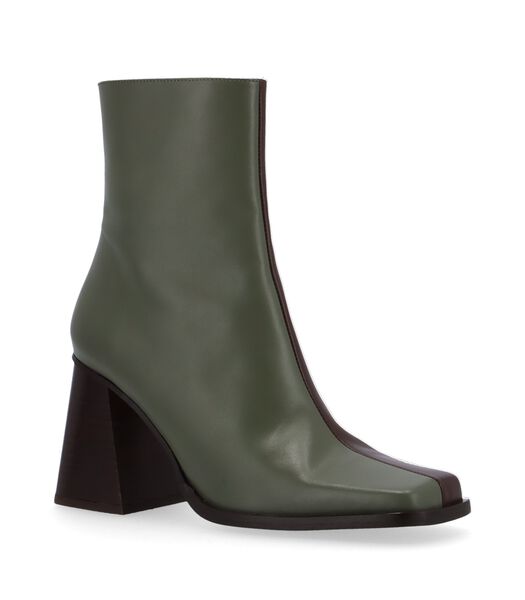 South Dusty Olive Coffee Brown Bottines