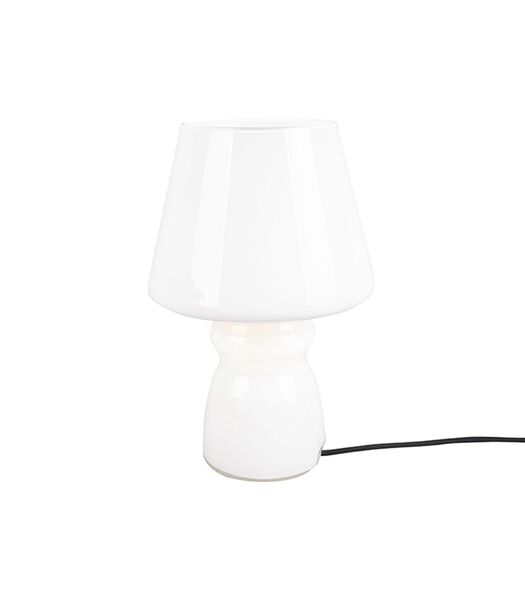 Lampe de table Classic - blanc laiteux - 25x16cm
