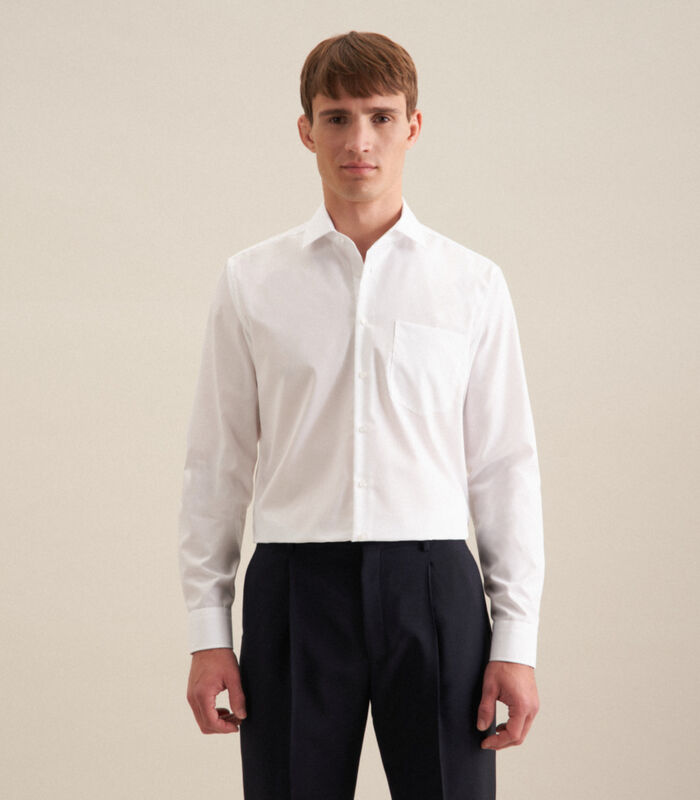 Business overhemd Regular Fit Extra lange mouwen Uni image number 0