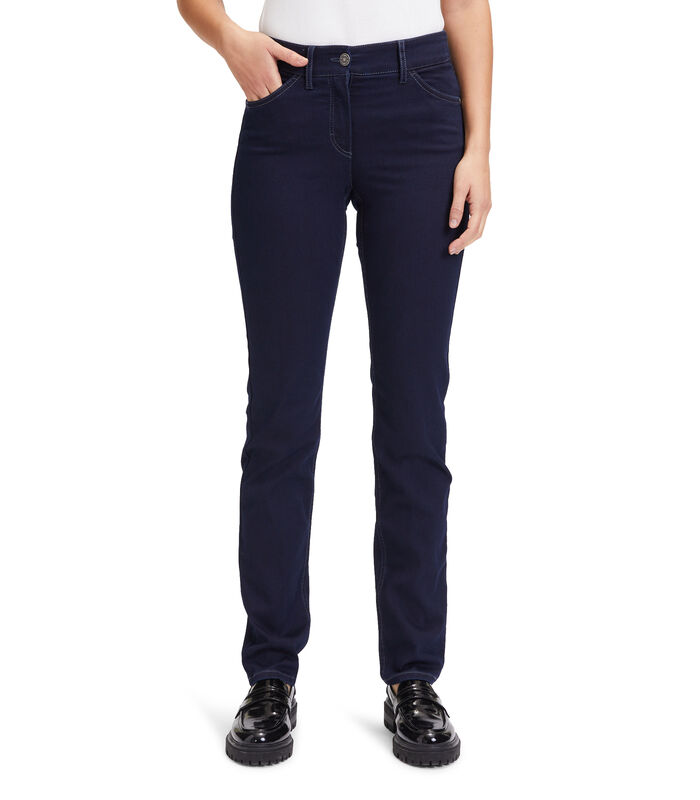 Basic jeans met opgestikte zakken image number 0
