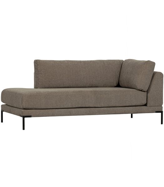 Couple Lounge Element  - Polyester - Taupe - 89x100x200