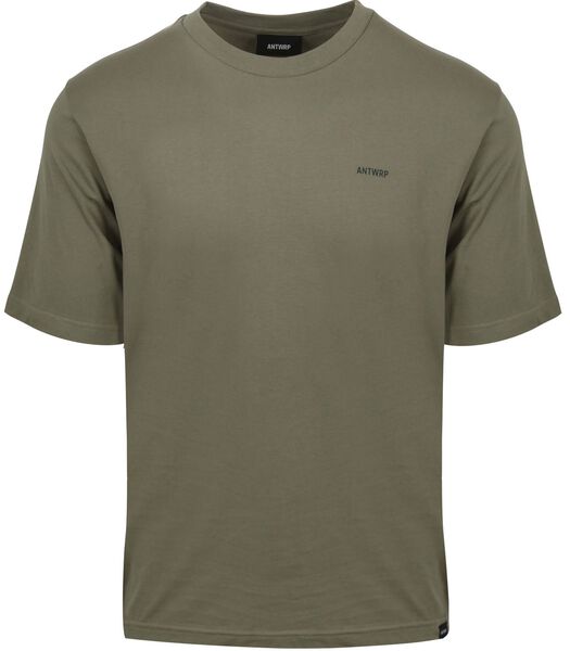T-Shirt Backprint Groen