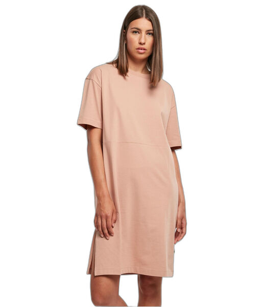 Robe t-shirt fendue oversize femme Organic (GT)