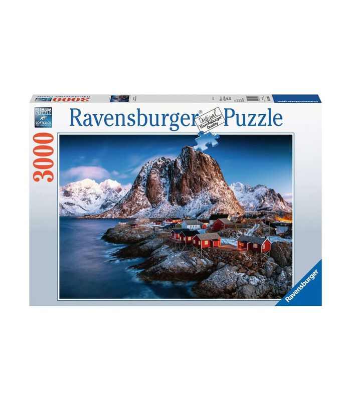 puzzle Hamnoy, Iles Lofoten/ Suède 3000 pièces image number 0