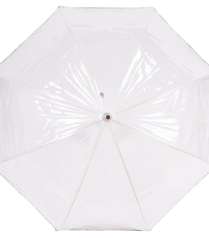 Parapluie transparent Papillon fleuri image number 2