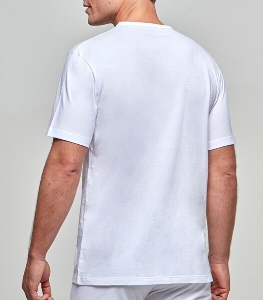 Comfortabel T-shirt met ronde hals puur katoen Essentials