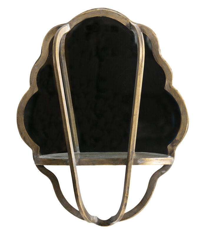 Miroir - Métal - Antique Brass - 51x40x11  - Reflect image number 0