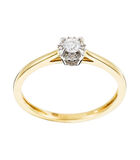 Ring 'Amoureuse' geelgoud en diamanten image number 2