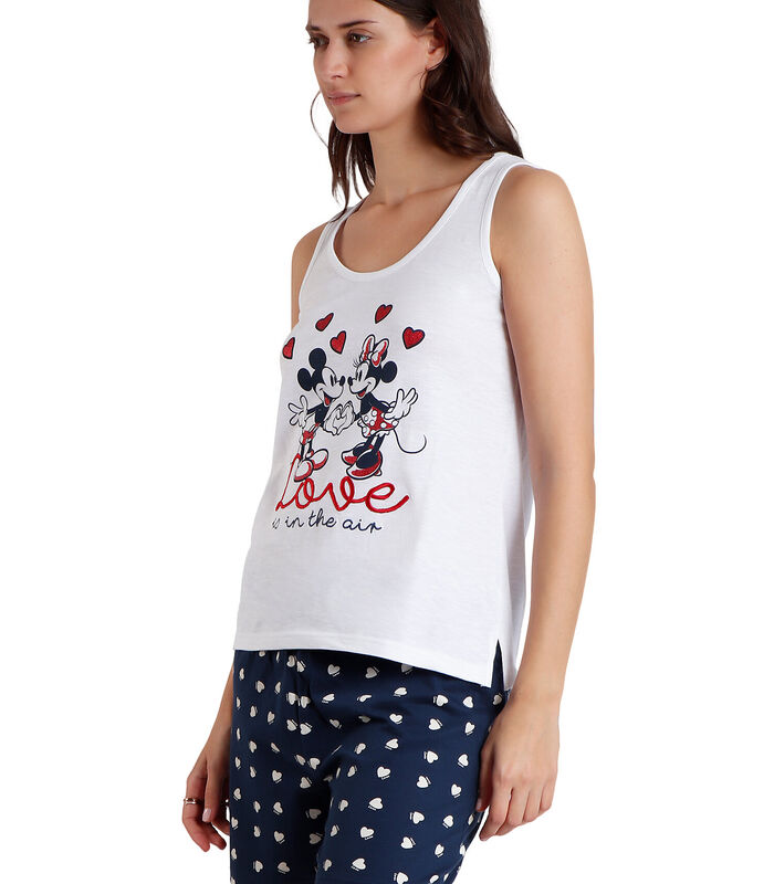 Pyjama short débardeur Love Is In The Air Disney image number 2