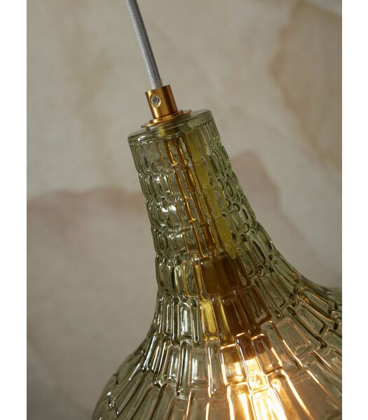 Hanglamp Venice - Groen - 24x24x28cm