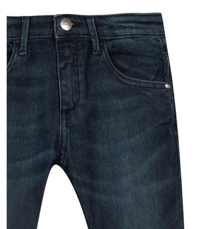 5 pocket slim fit jeans, licht verschoten image number 3
