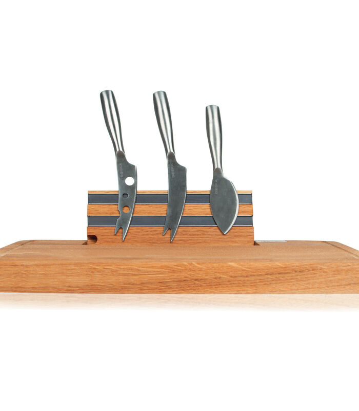 Party Cheese Set - Inclusief Kaasmessen - Bruin - 34,2 cm image number 0