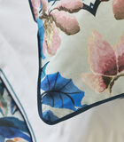 Housse de couette imprimée en percale de coton, Ikebana Damask image number 2