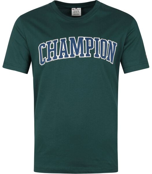 Champion T-Shirt Logo Vert Foncé
