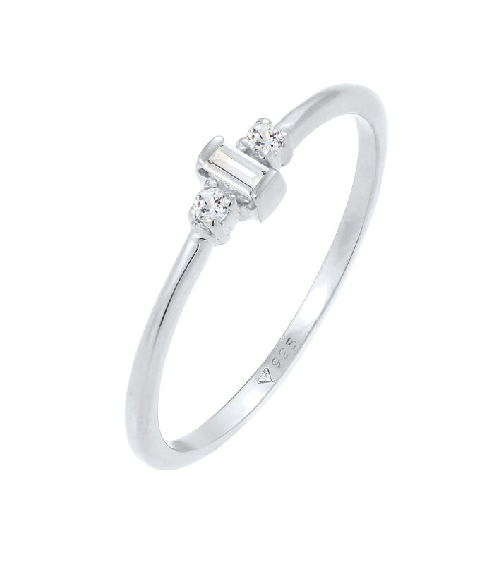 Ring Elli Premium Ring Dames Solitaire Verloving Filigraan Met Topaas In 925 Sterling Zilver Verguld image number 4