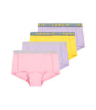 Pack de 4 Culottes fille Hipster Lavendula Lurex image number 0