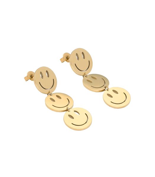 Boucles d'oreilles Candy petites avec smiley