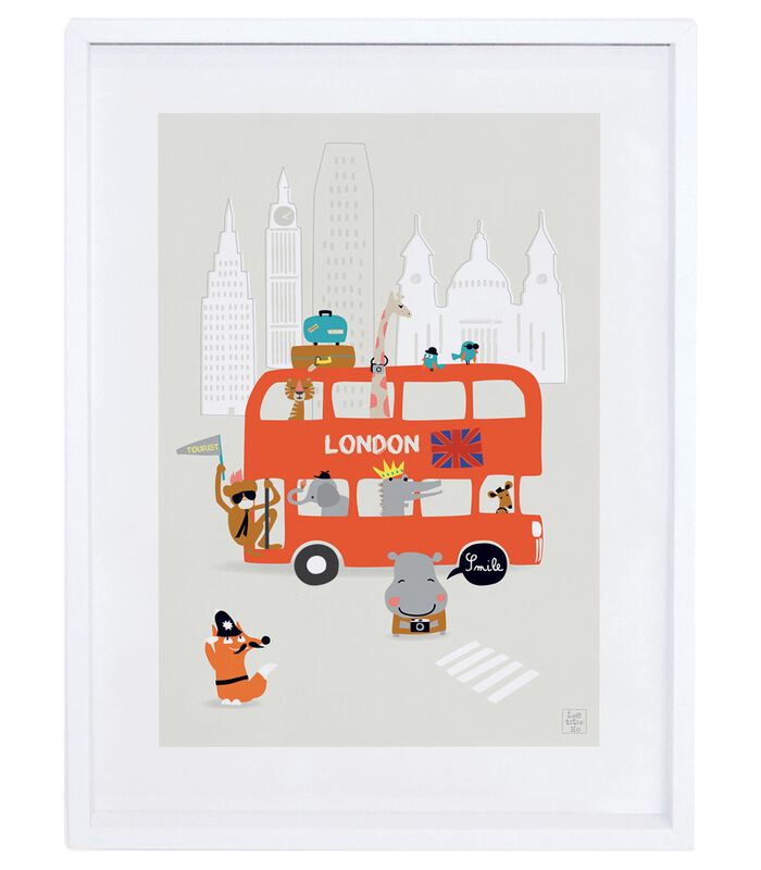 LONDON - Kinderposter - voertuig london image number 1