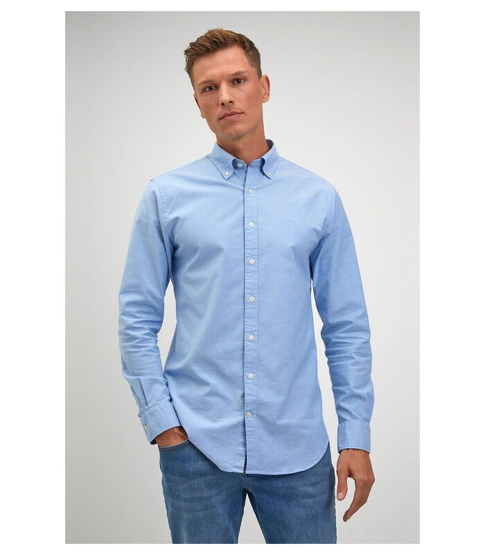 Overhemd Oxford Lichtblauw image number 3