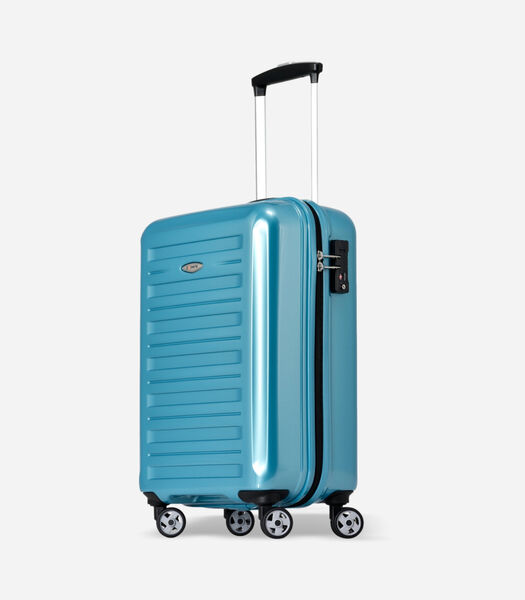 Voyager IX Handbagage Koffer 4 Wielen Blauw