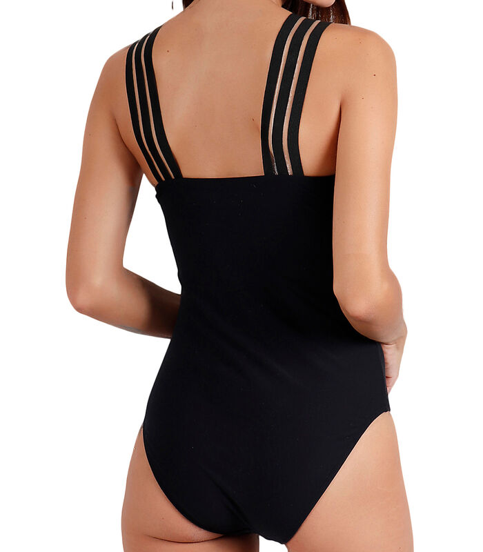 1-delig zwempak Cruiser Stripes zwart image number 1