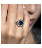 Ring 'Soleil Bleu' geelgoud image number 1