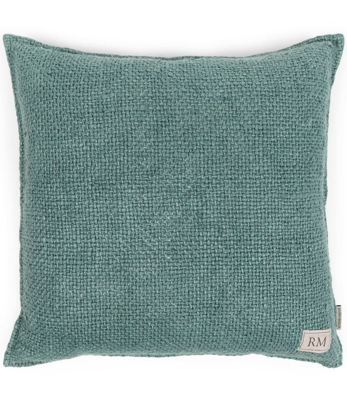 Kussenhoes 50x50 - Linen Pillow Cover - Blauw image number 0
