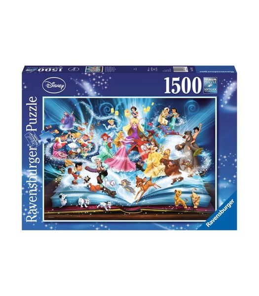puzzle Le livre magique des contes Disney 1500 pièces