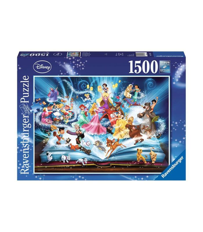 puzzle Le livre magique des contes Disney 1500 pièces image number 0