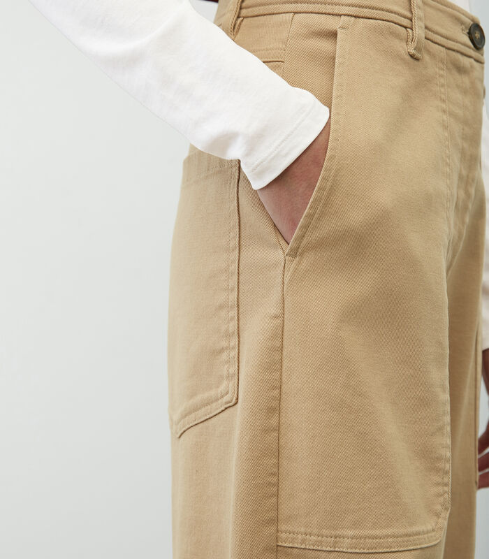 Baggy broek met hoge taille image number 4