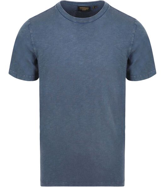 Superdry T-Shirt Slub Melange Bleu