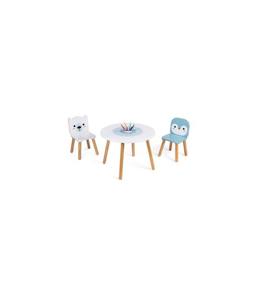 Table et 2 chaises - Polar