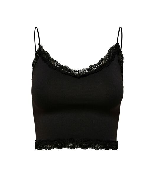 Dames crop top onlvicky lace