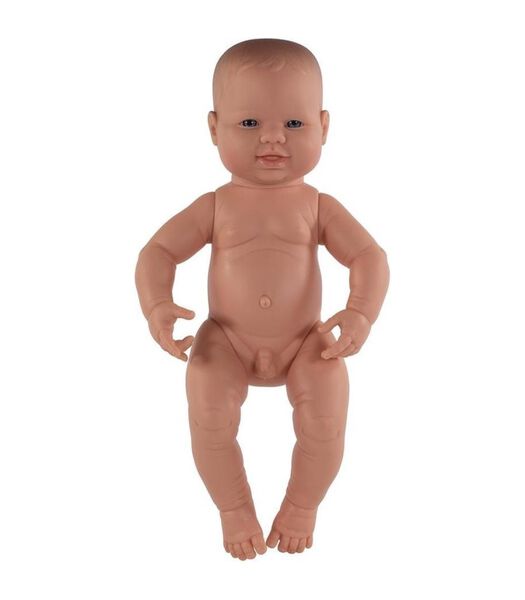 Babypop Jongen Wit Vanillegeur - 40 cm