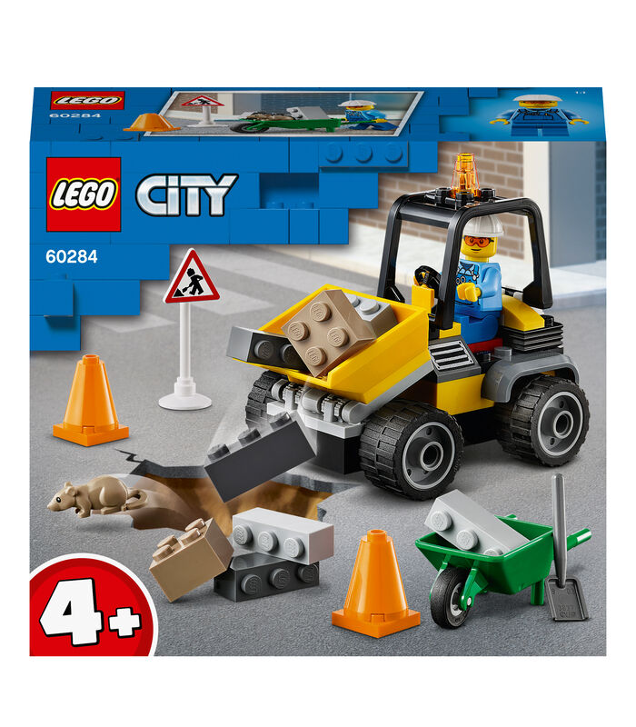 LEGO City Wegenbouwtruck (60284) image number 0