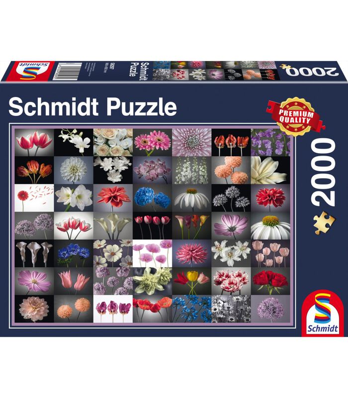 Bloemengroet, 2000 stukjes - Puzzel - 12+ image number 0