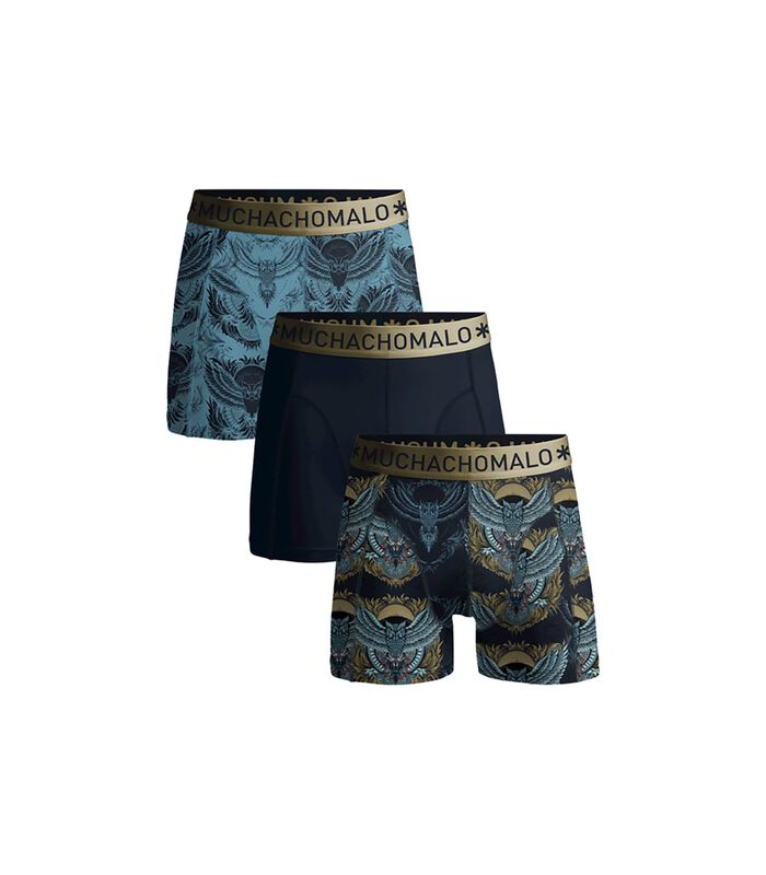 Muchachomalo Boxer-shorts Lot de 3 Niteowl 1010 image number 0