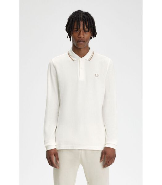 Polo à manches longues Fred Perry Off White U83