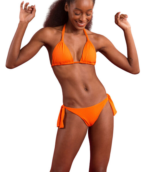 Bikinitop Halter Dots-Orange Mel