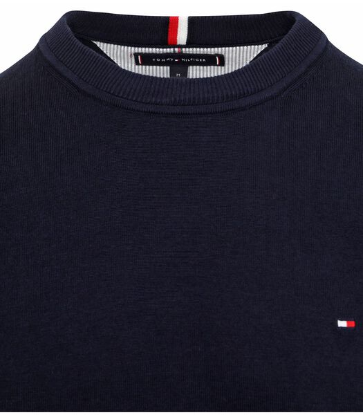 Tommy Hilfiger Pull Col Rond Marine