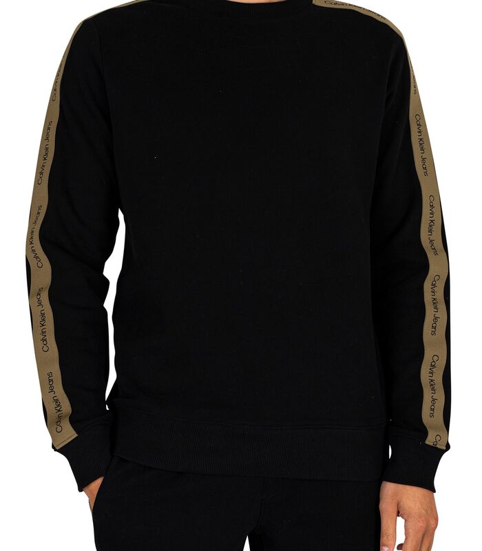 Sweatshirt met contrastband image number 0