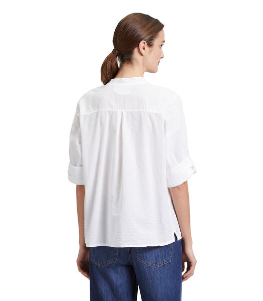 Blouse casual à broderies