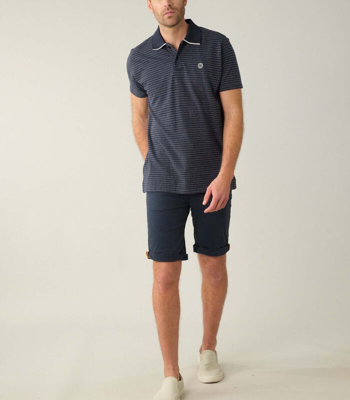 ABYSSAL - Abyssal jacquard poloshirt voor heren image number 1