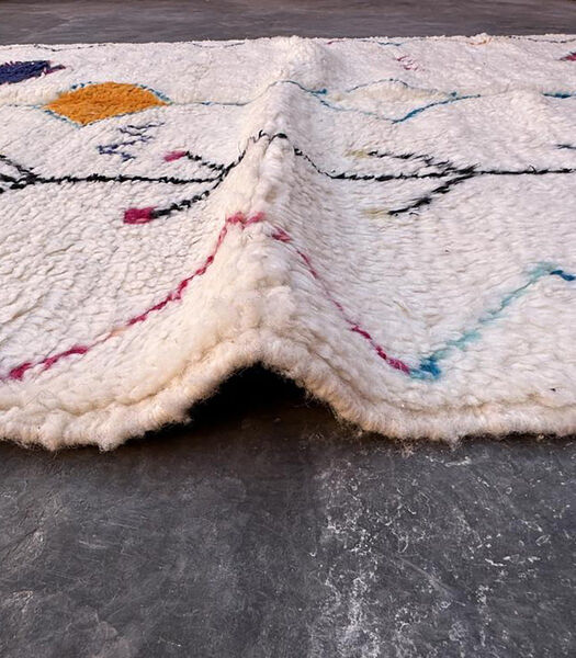 Marokkaans berber tapijt pure wol 157 x 259 cm