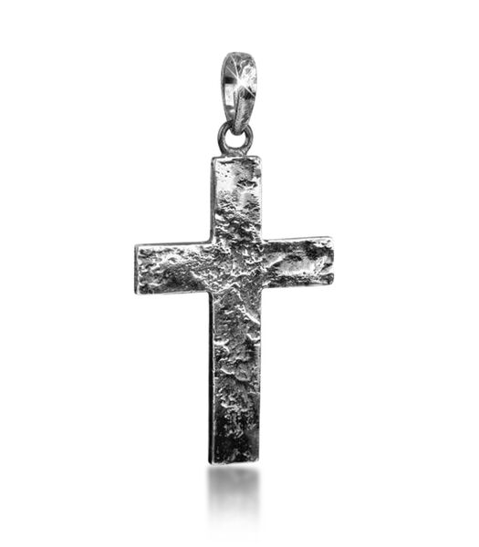 Pendentif Symbole De La Croix Des Hommes En Argent Sterling 927