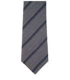 Cravate club à rayures en soie image number 1