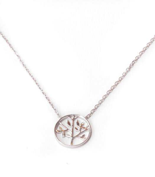 NATURE Silver Ketting Tree of Life