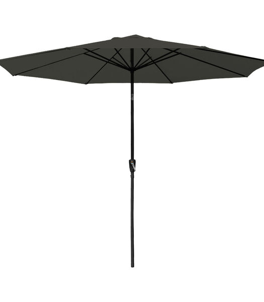 HAPUNA rechte ronde paraplu 3,30m diameter grijs