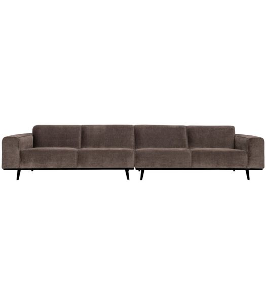 Statement Xl  4-Seater 372 Cm Côte Plate Taupe